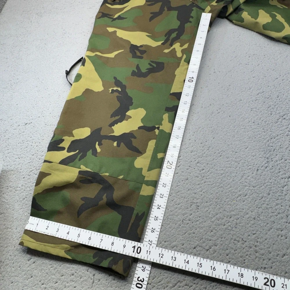 US Military Gore-Tex Pants Mens Large Green Regular Camouflage ECWCS Trousers